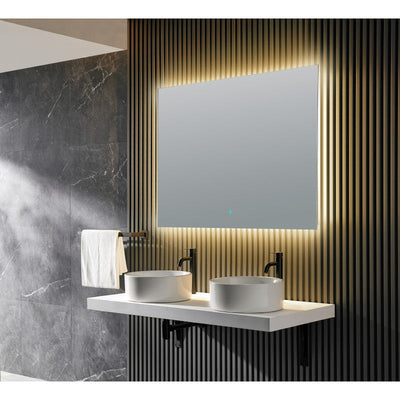 ANZZI Autumn 36 in. x 48 in. Frameless LED Bathroom Mirror BA-LMDFX006AL