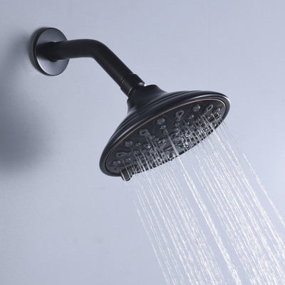 Mesto Series Single Handle Wall Mounted Showerhead and Bath Faucet Set in Oil Rubbed Bronze SH-AZ035