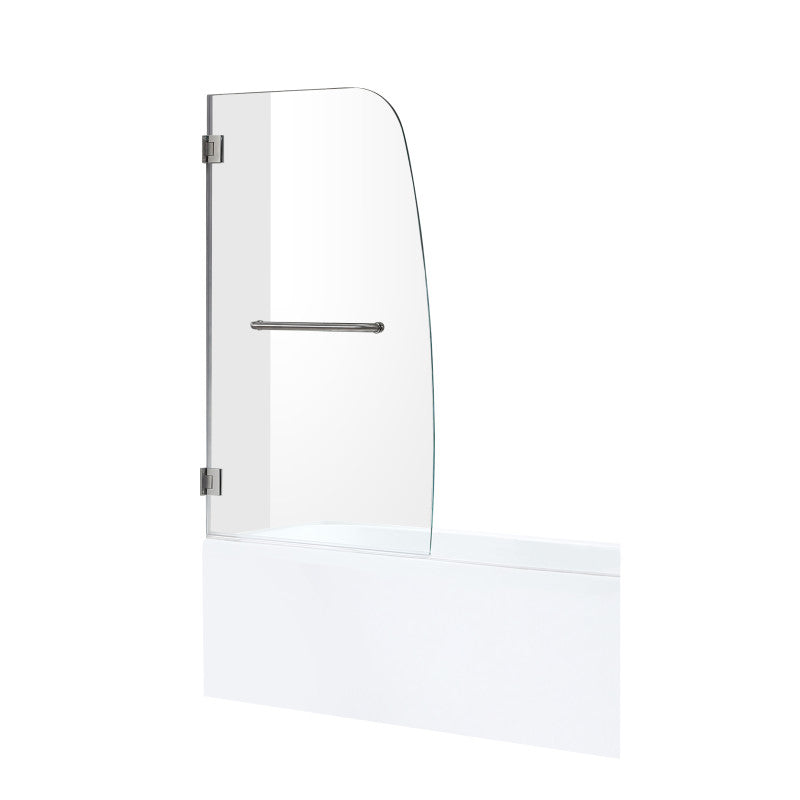 ANZZI Vensea Series 31.5 in. by 56 in. Frameless Hinged Tub Door SD-AZ8074-01CH