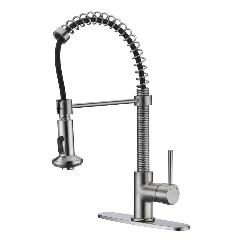 ANZZI Step Single Handle Pull-Down Sprayer Kitchen Faucet KF-AZ194CH