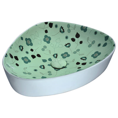 ANZZI Franco Series Ceramic Vessel Sink in Mint Green LS-AZ262