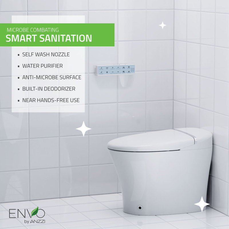 ENVO ENVO Aura Smart Toilet Bidet with Remote & Auto Flush TL-STSF851WH