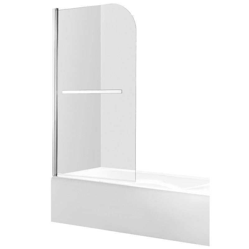 ANZZI Myth 28 in. x 56 in. Frameless Tub Door with TSUNAMI GUARD SD-AZ053-01CH