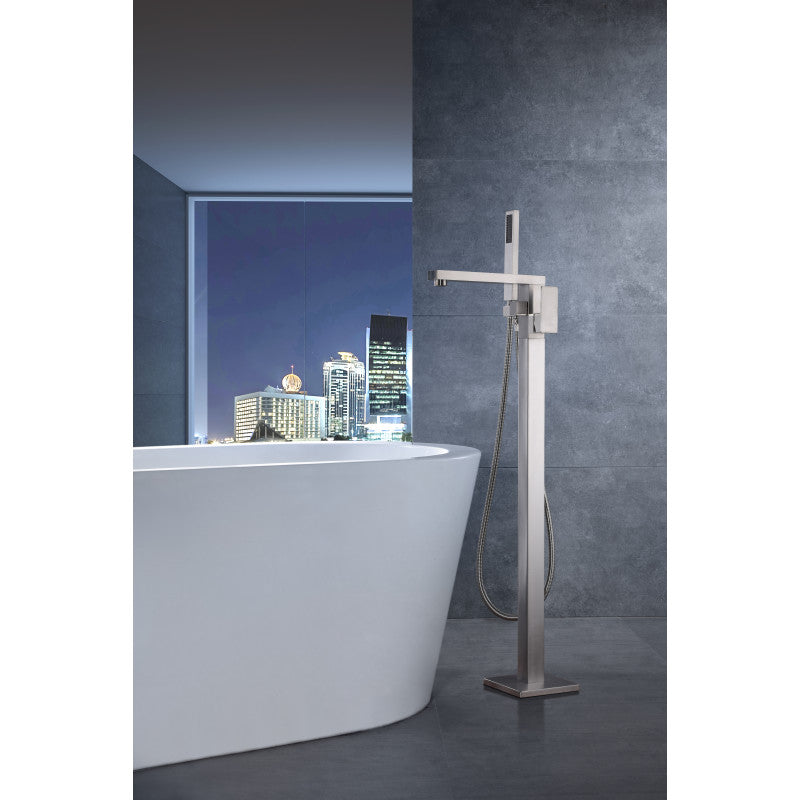 ANZZI Khone 2-Handle Claw Foot Tub Faucet with Hand Shower FS-AZ0037CH