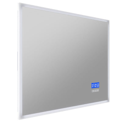 ANZZI 24-in. x 31-in. LED Front/Back Light Magnifying Bathroom Mirror w/Defogger BA-LMDFX012AL