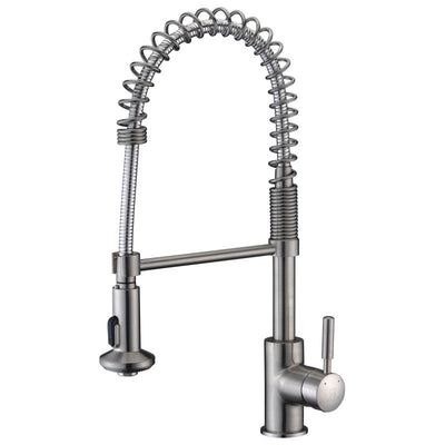 ANZZI Eclipse Single Handle Pull-Down Sprayer Kitchen Faucet KF-AZ1673BN