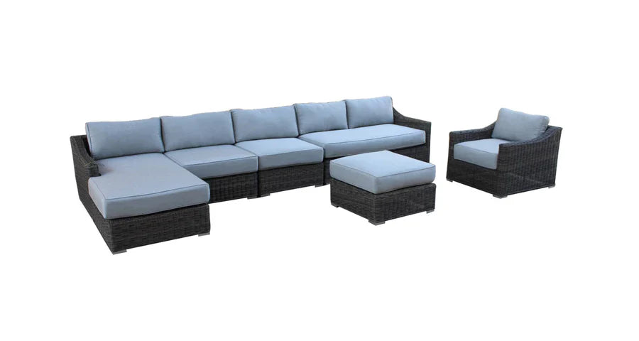 The Toledo (Right Arm) 6pc Deep Seating