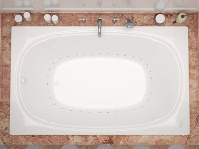 Atlantis Whirlpools Charleston 48 x 72 Rectangular Air Jetted Bathtub 4872CAL