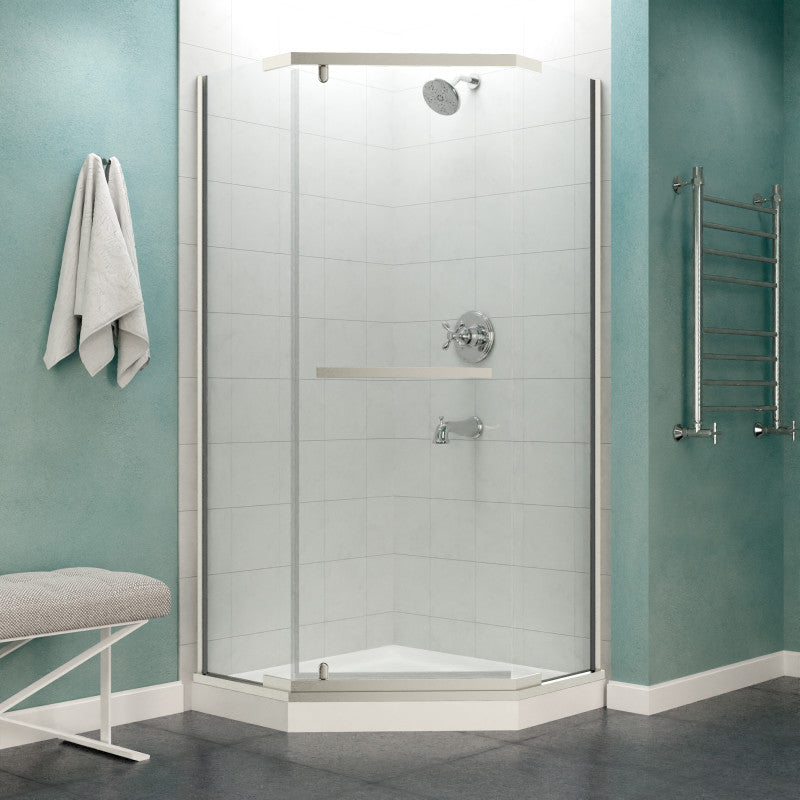 ANZZI Castle Series 49 in. x 72 in. Semi-Frameless Shower Door with TSUNAMI GUARD SD-AZ056-01BN