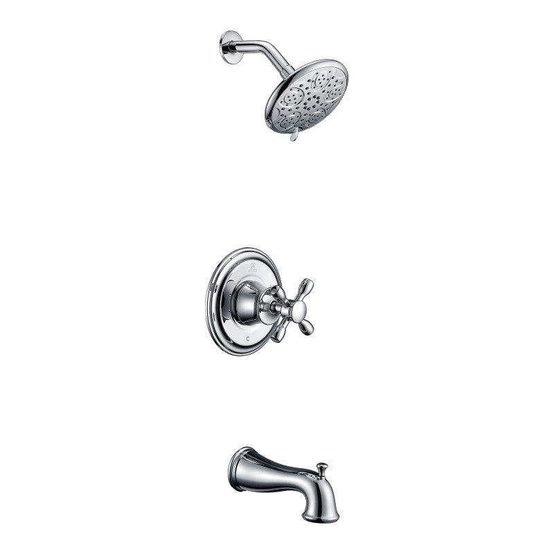 ANZZI Mesto Series 1-Handle 2-Spray Tub and Shower Faucet SH-AZ034