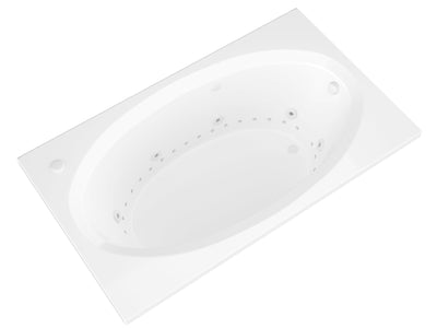 Atlantis Whirlpools Vogue 42 x 60 Rectangular Air & Whirlpool Jetted Bathtub 4260VDL