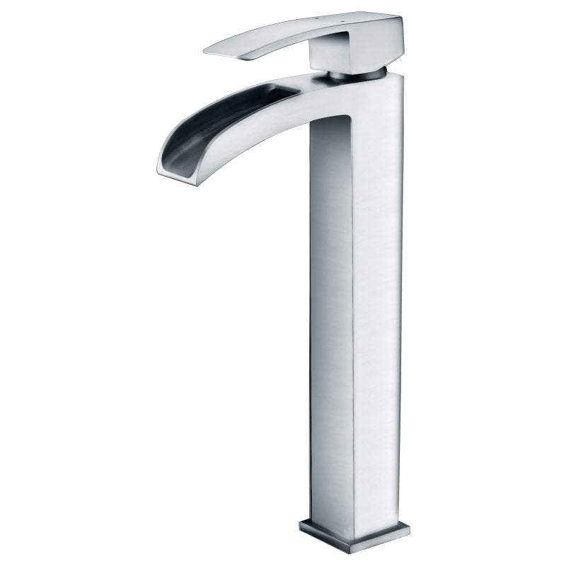 Key Series Single Hole Single-Handle Vessel Bathroom Faucet in Polished Chrome L-AZ097