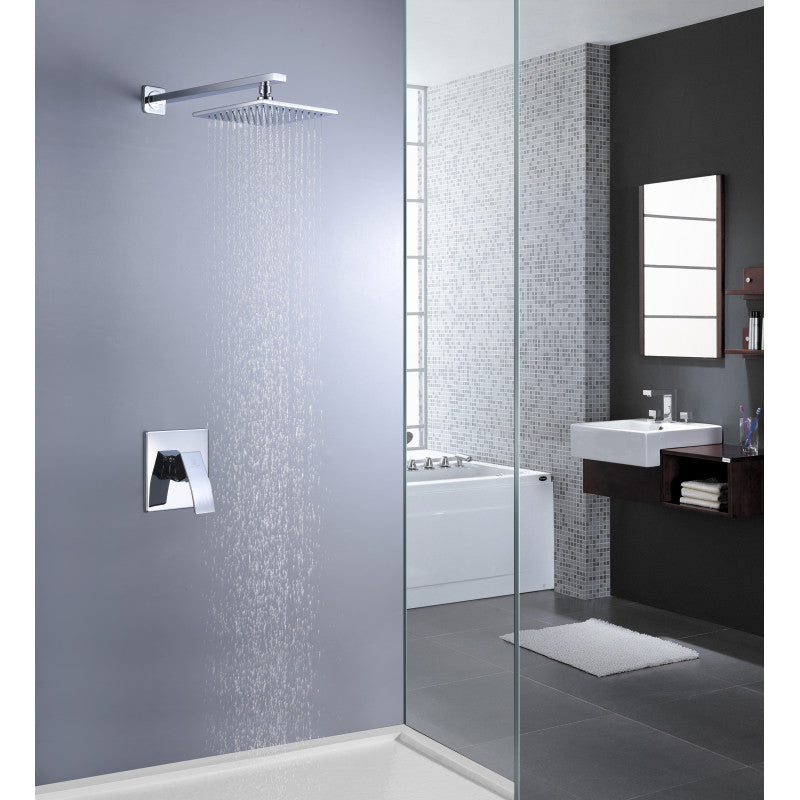 ANZZI Viace Series 1-Spray 12.55 in. Fixed Showerhead SH-AZ041