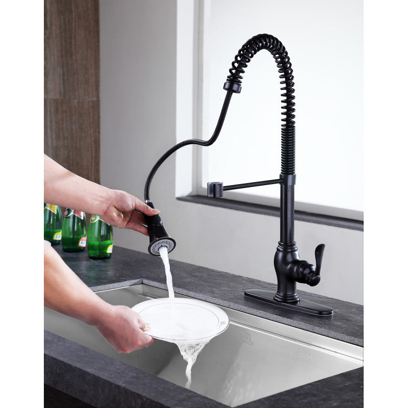 ANZZI Bastion Single Handle Standard Kitchen Faucet KF-AZ209ORB