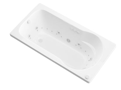 Atlantis Whirlpools Zepher 32 x 60 Rectangular Air & Whirlpool Jetted Bathtub 3260ZDL