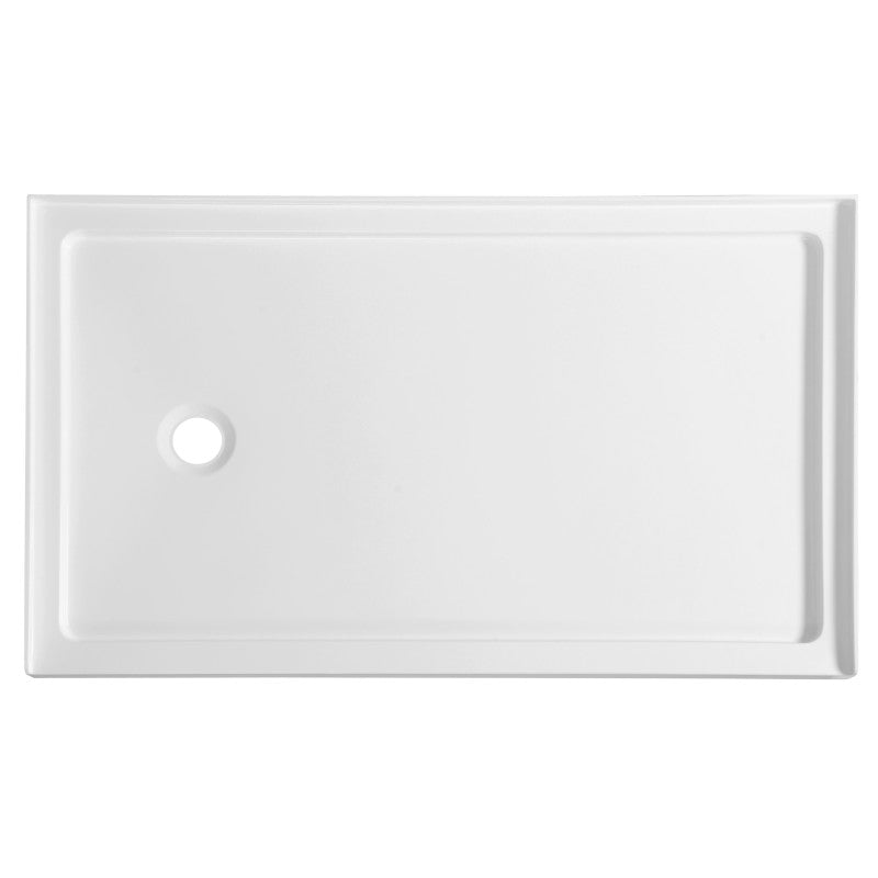 ANZZI Colossi Series 60 in. x 36 in. Shower Base in White SB-AZ007WL