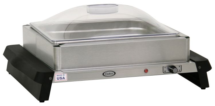 Cadco Electric Chafer / Buffet Server, Small Size, with Poly Dome Lid WTBS-12P