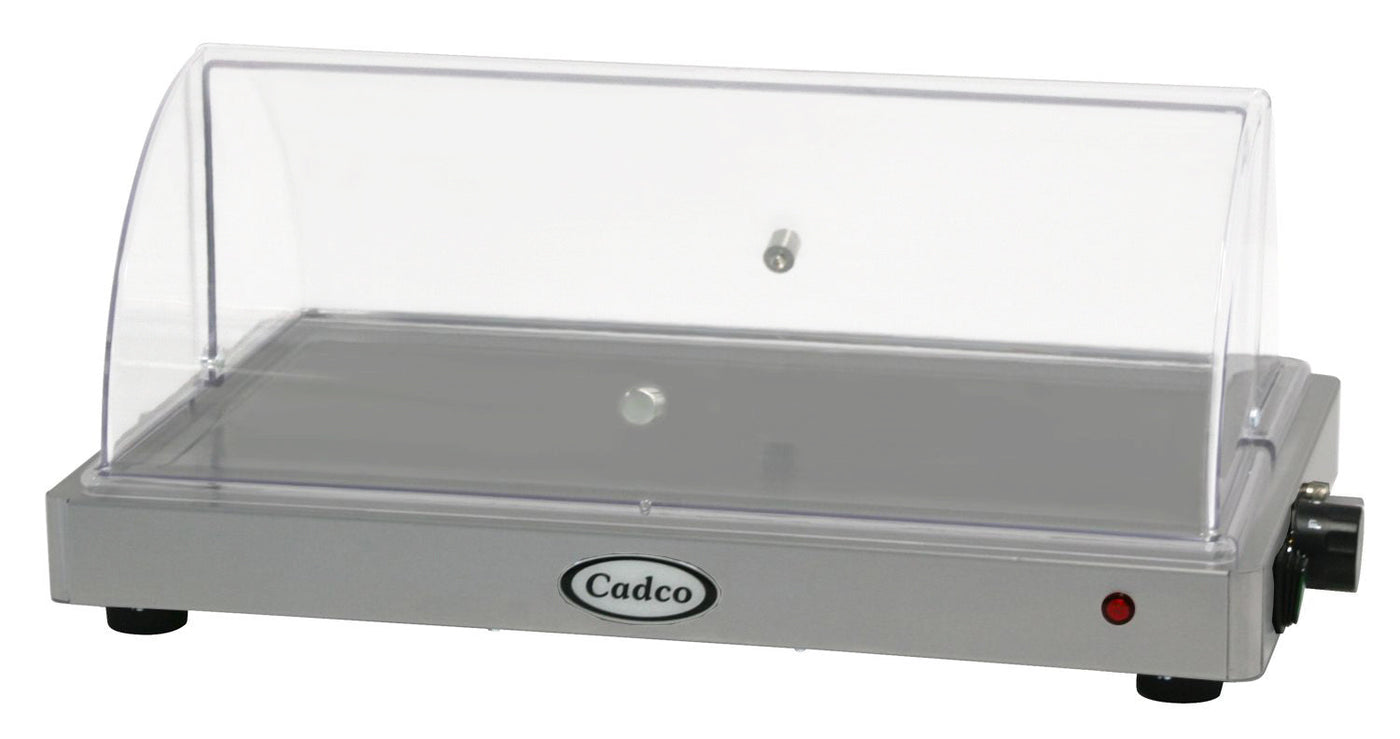 Cadco Heavy Duty Warming Shelf, w/ Rolltop Lid, Medium Size WTRT-10-HD