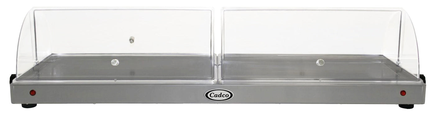 Cadco Heavy Duty Warming Shelf, w/ Rolltop Lid, Large Size WTRT-40-HD