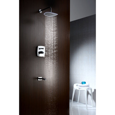 ANZZI Tempo Series 1-Handle 1-Spray Tub and Shower Faucet L-AZ026BN