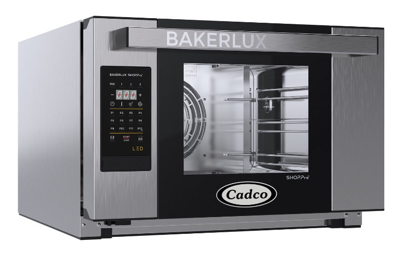 Cadco BAKERLUX Half Size, 3 shelf, 220v (With Humidity), LED Panel XAFT-03HS-LD