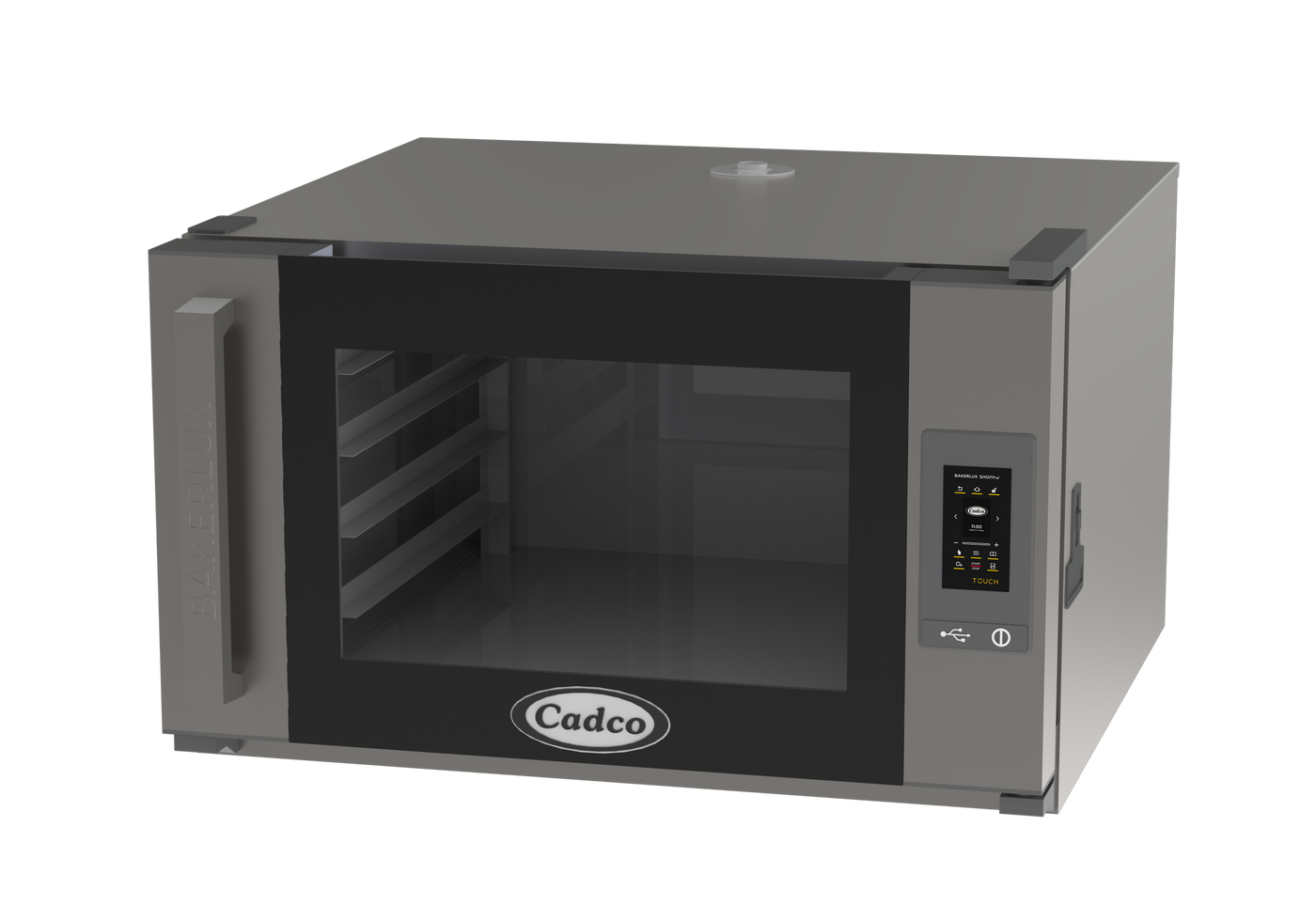 Cadco BAKERLUX Full Size, 4 shelf, LH Door, 220v (w/ Humidity), TOUCH Panel XAFT-04FS-TL