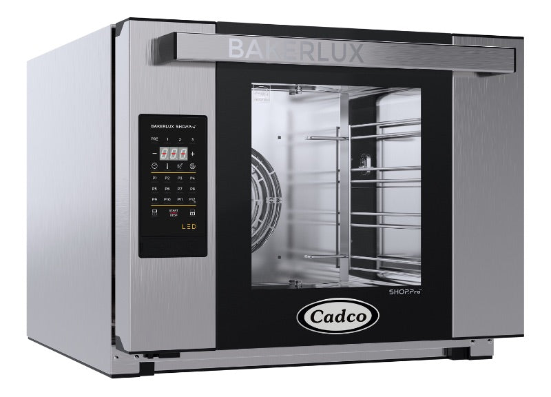 Cadco BAKERLUX Half Size, 4 shelf, 220v (With Humidity), LED Panel XAFT-04HS-LD