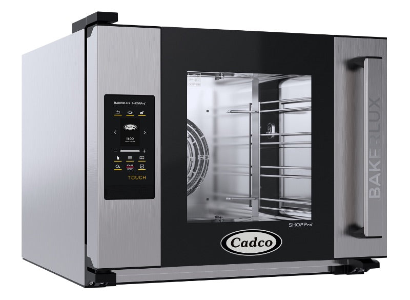 Cadco BAKERLUX Half Size, 4 shelf, RH Door, 220v (w/ Humidity), TOUCH Panel XAFT-04HS-TR