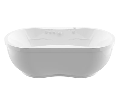 Atlantis Whirlpools Embrace 34 x 71 Oval Freestanding Air & Whirlpool Water Jetted Bathtub 3471AD