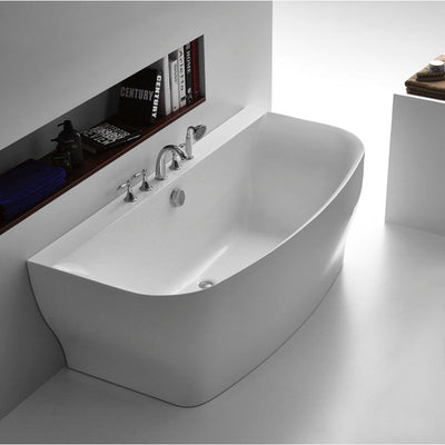 ANZZI Bank Series 5.41 ft. Freestanding Bathtub FT-AZ112