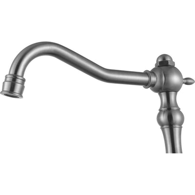 Highland Single-Handle Standard Kitchen Faucet with Side Sprayer in Brushed Nickel KF-AZ224BN