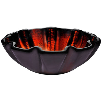 Stellar Series Deco-Glass Vessel Sink in Opal Crest LS-AZ166