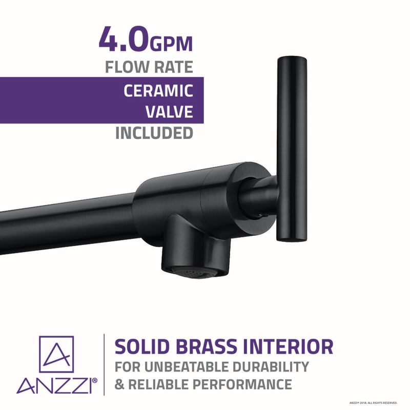 ANZZI Braccia Series 24" Wall Mounted Pot Filler KF-AZ258ORB