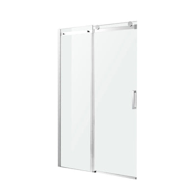 ANZZI Rhodes Series 48 in. x 76 in. Frameless Sliding Shower Door with Handle SD-FRLS05701BN