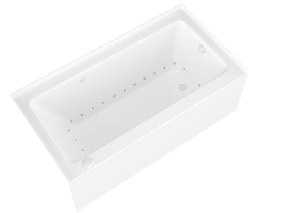 Atlantis Whirlpools Soho 30 x 60 Front Skirted Air Massage Tub with Right Drain 3060SHAR