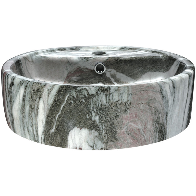 ANZZI Rhapsody Series Ceramic Vessel Sink in Neolith Marble Finish LS-AZ254