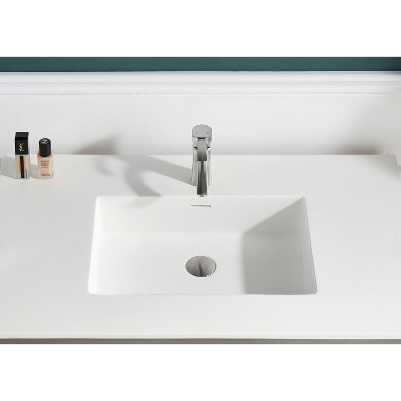 ANZZI Orchard 36 in. Console Sink with Glossy White Counter Top CS-FGC005-BN