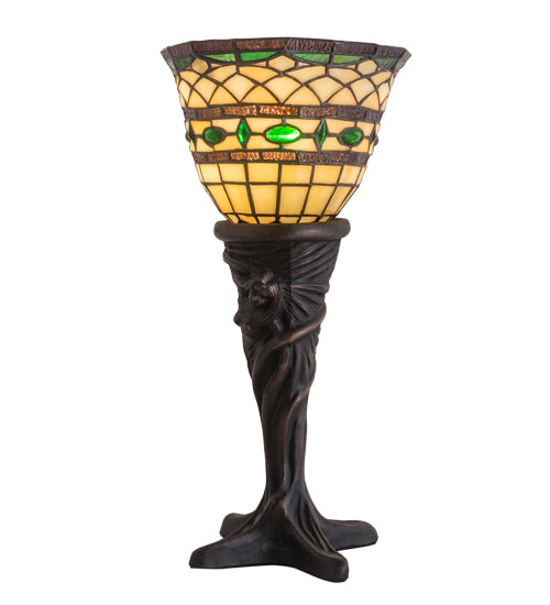 Meyda 14"H Tiffany Roman Mini Lamp