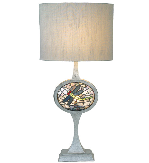 Meyda 31.5"H Cameo Dragonfly Lighted Base Table Lamp