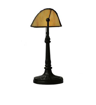 Meyda 15"H Vineyard Banker's Lamp '130760