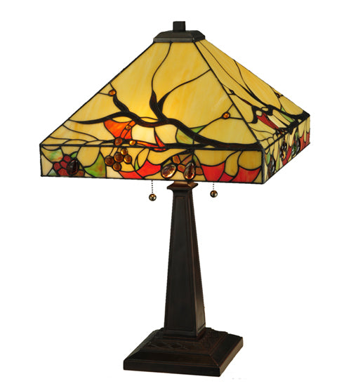 Meyda 25"H Woodland Berries Table Lamp '131507