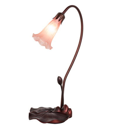 Meyda 16" High Pink Pond Lily Accent Lamp '13447