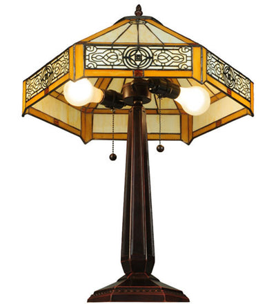 Meyda 24.5"H Peaches Table Lamp '138116
