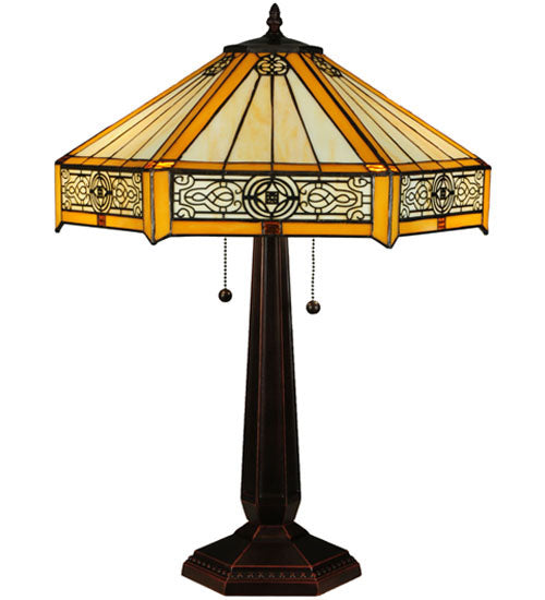 Meyda 24.5"H Peaches Table Lamp '138116