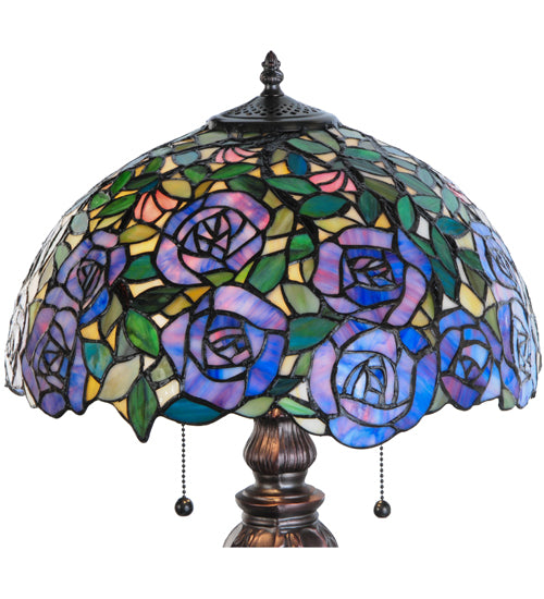 Meyda 24"H Rosebush Table Lamp '138584