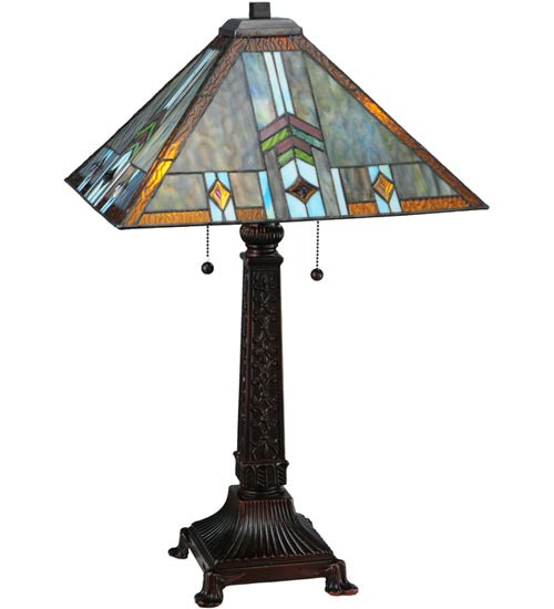 Meyda 26"H Prairie Wheat Sunshower Table Lamp '138772