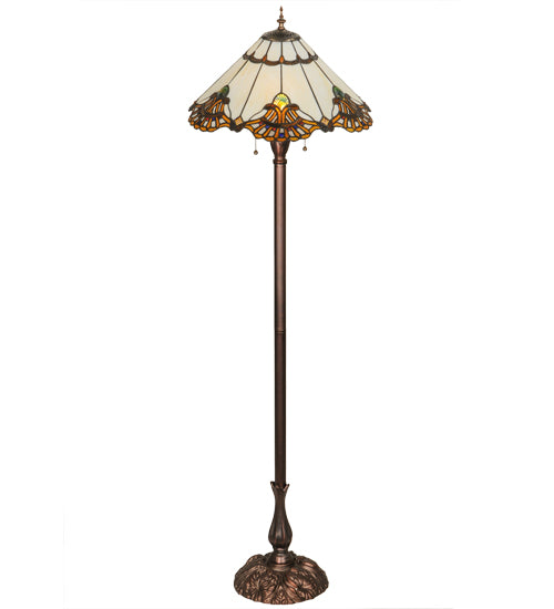 Meyda 63"H Shell with Jewels Floor Lamp '144409