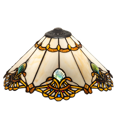 Meyda 16" Wide Shell with Jewels Shade '157065