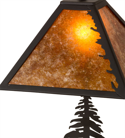 Meyda 21" High Leaf Edge Table Lamp