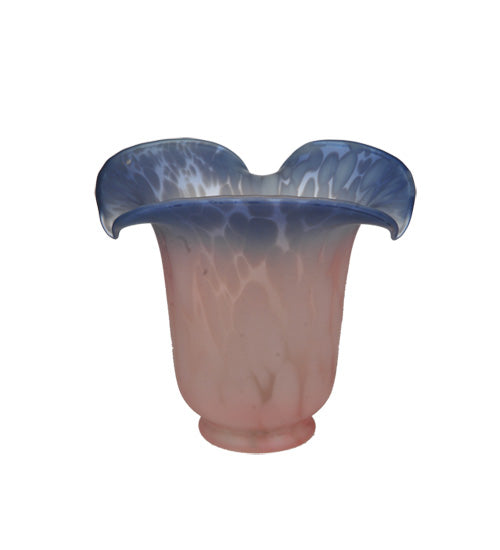 Meyda  5.5"W Fluted Pink and Blue Shade '16773